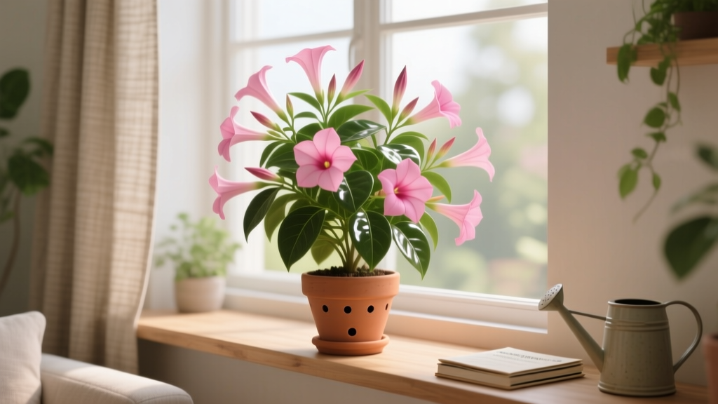 Stop Your Mandevilla from Dropping Leaves & Fading Flowers: The Only Indoor Care Guide You’ll Ever Need — 7 Non-Negotiable Steps Backed by Horticultural Science (No More Guesswork, No More Failure)