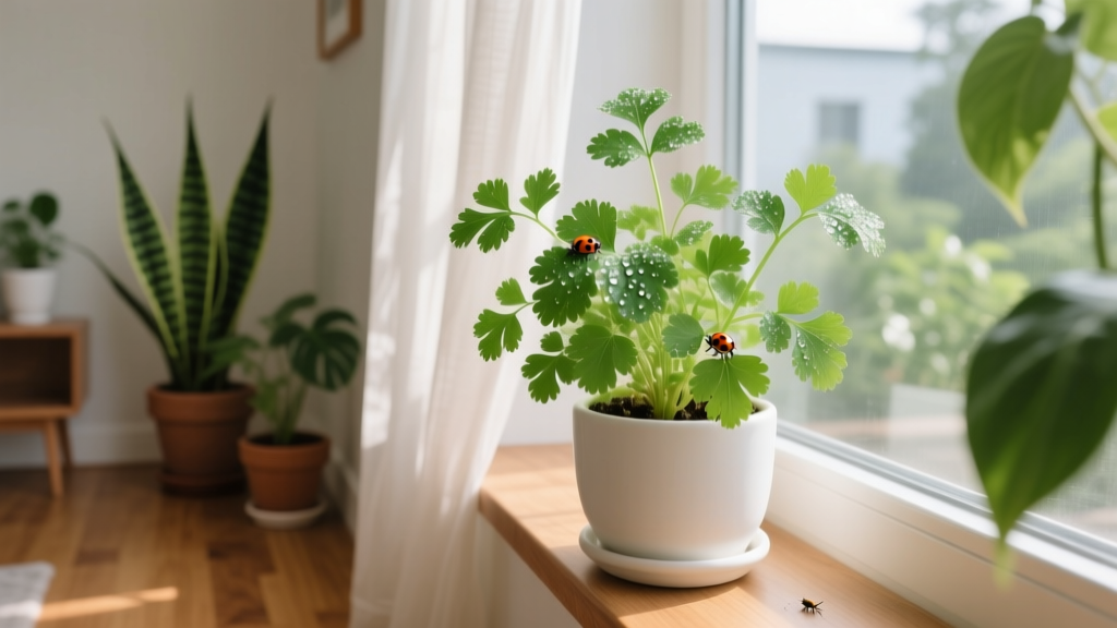 How to Keep Coriander Plant Alive Indoors Pest Control: 7 Science-Backed Fixes That Stop Aphids, Spider Mites & Fungus Gnats in 48 Hours — Without Chemicals or Killing Your Herb