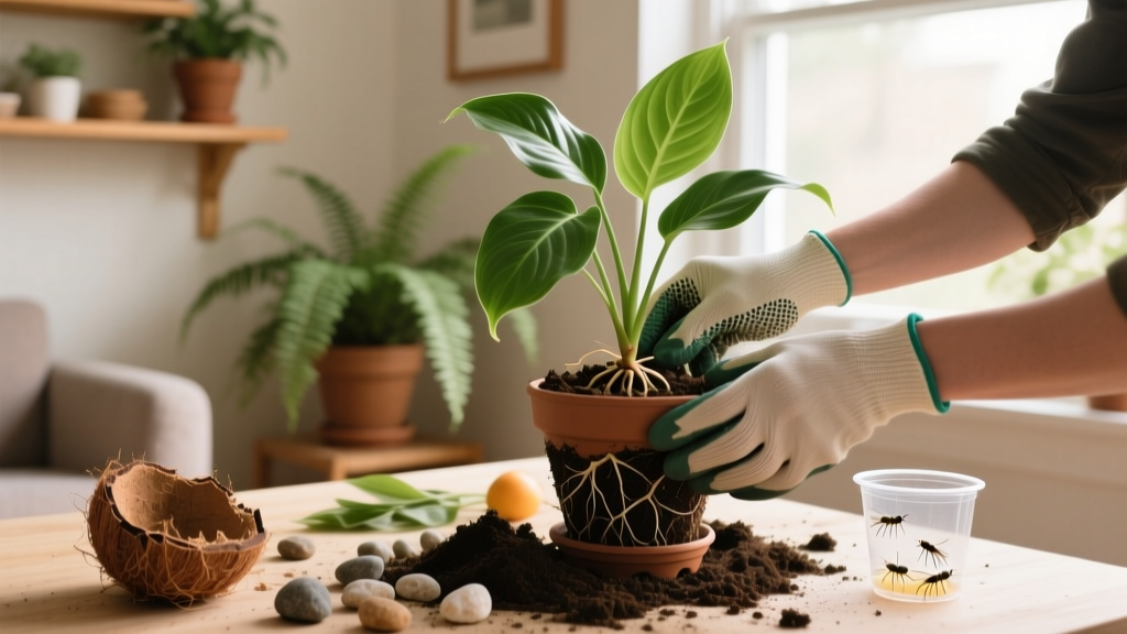 How to Kill Fruit Flies in Indoor Plants: A Repotting Guide That Actually Works — 7 Science-Backed Steps to Eradicate Them *Before* They Multiply (No Pesticides, No Root Damage, Just Real Results)