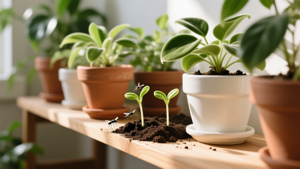 How to Kill Gnats in Indoor Plants From Seeds: The 5-Step Soil Sterilization & Prevention System That Stops Fungus Gnats Before They Hatch (No Pesticides, No Repotting, Just Science-Backed Results)