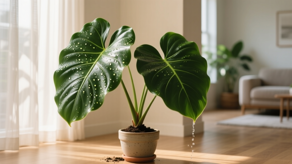 The Elephant Ear Indoor Watering Schedule That Actually Works: Stop Drowning or Dehydrating Your Plant (A Botanist-Validated 5-Step Routine for Lush, Non-Yellowing Leaves)