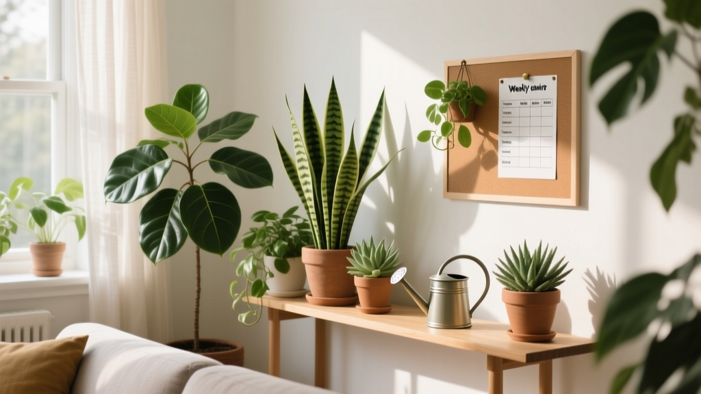 How to Look After Indoor Plants When on Holiday: A Stress-Free Watering Schedule That Actually Works (No More Wilting, No More Guilt, Just Thriving Plants)