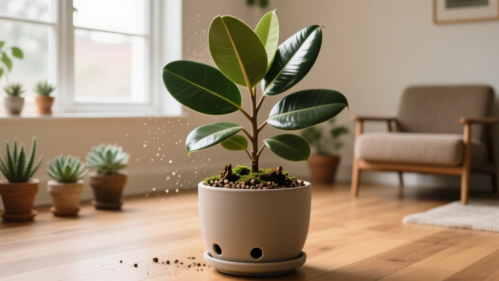 The Rubber Plant Soil Mix Mistake 92% of Indoor Gardeners Make (And Exactly How to Fix It for Lush, Root-Healthy Growth)