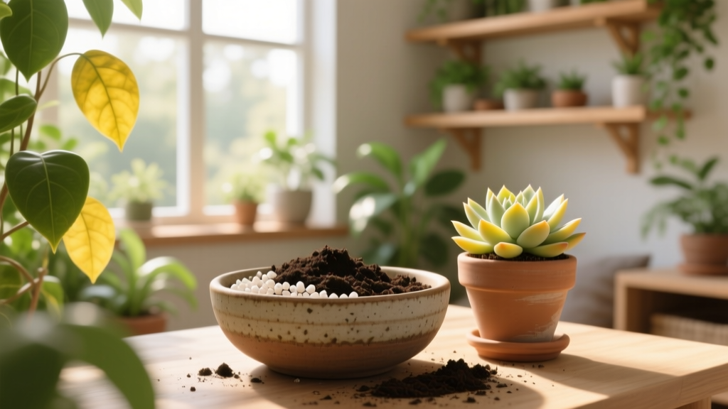 How to Make Your Own Potting Soil for Indoor Plants with Yellow Leaves: A 5-Step Fix That Reverses Chlorosis in 7–14 Days (No More Guesswork or Expensive 'Miracle' Mixes)