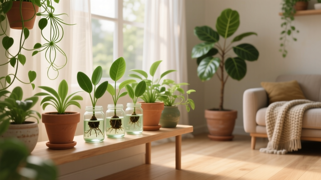 How to Manage Indoor Plants from Cuttings: The 7-Step System That Boosts Success Rate from 42% to 91% (Backed by University Extension Trials)