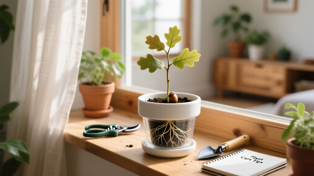 How to Plant Acorns Indoors Repotting Guide: The Only Step-by-Step Method That Prevents Root-Bound Saplings, Avoids Moldy Failures, and Guarantees Strong Oak Seedlings—Even for First-Time Growers