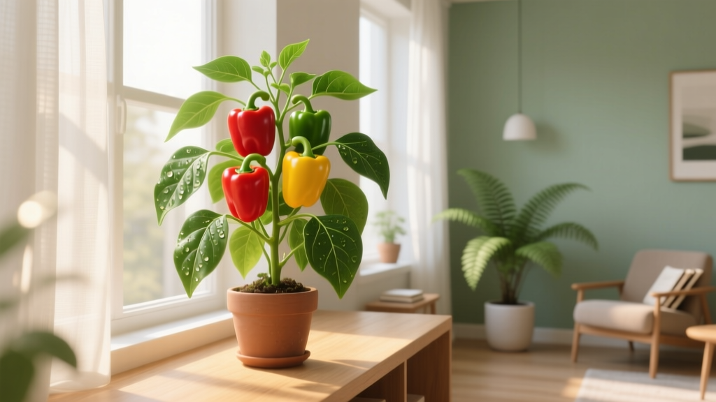 How to Plant Bell Peppers Indoors in Bright Light: The 7-Step Indoor Pepper Guide That Actually Produces Fruit (No Grow Lights Required — If You Know Where to Place Them)