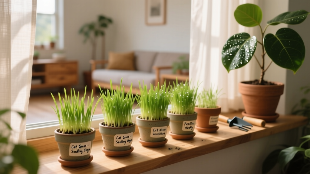 How to Plant Cat Grass Seeds Indoors Fertilizer Guide: The 5-Minute Setup That Stops Your Cat From Chewing Houseplants — No Chemicals, No Mess, Just Vet-Approved Nutrition (Here’s Exactly What to Skip & What to Use)