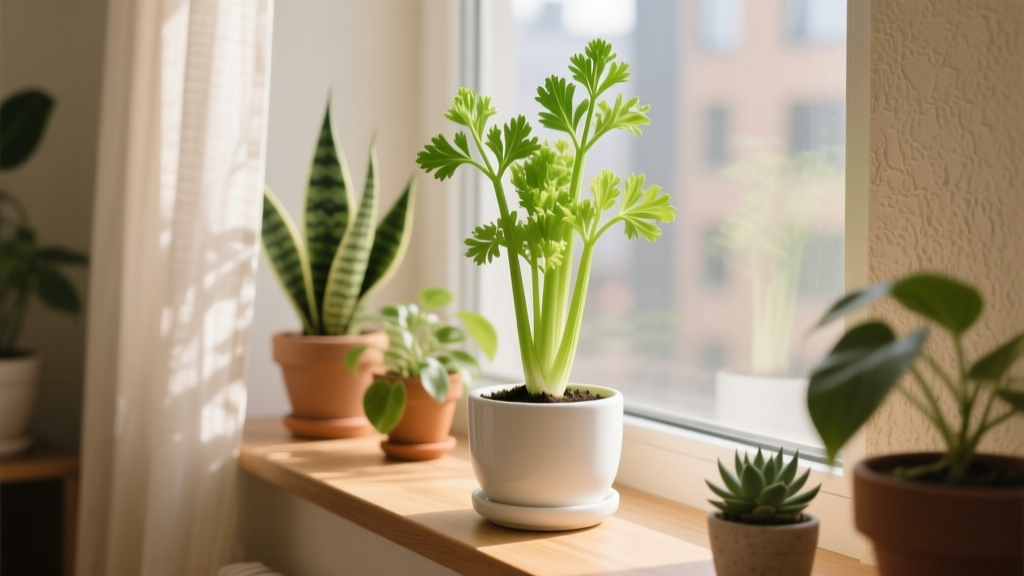 How to Plant Celery Indoors Propagation Tips: The 7-Step System That Turns Grocery Store Stubs Into Thriving Plants (No Garden Needed — Just Light, Water & Patience)