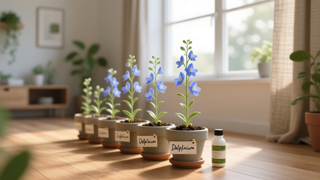 How to Plant Delphinium Seeds Indoors + Fertilizer Guide: The 7-Step System That Prevents Leggy Seedlings, Boosts Germination by 68%, and Delivers 3x More Blooms—No Guesswork, No Wasted Seeds