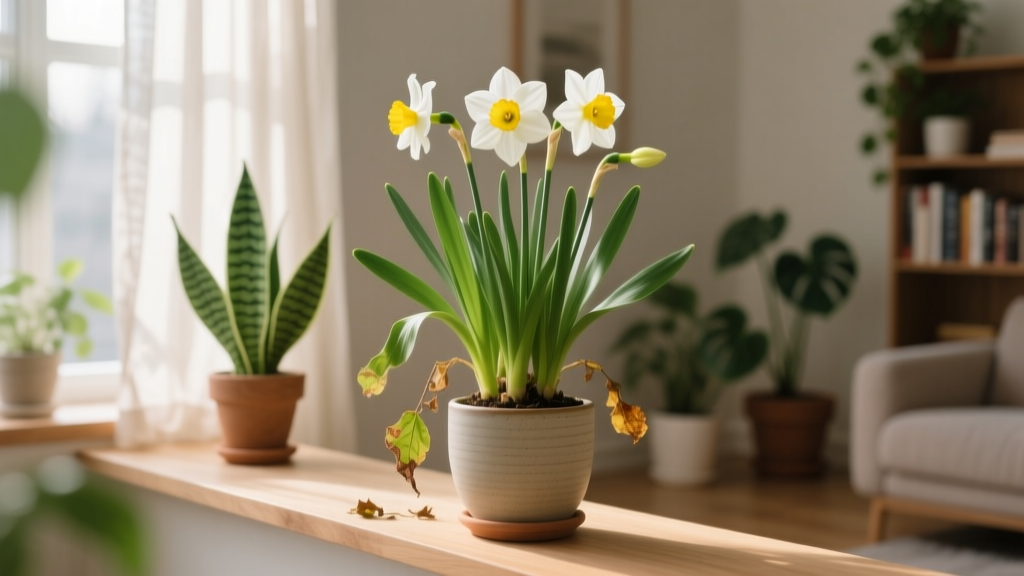 Why Your Indoor Narcissus Is Dropping Leaves (and Exactly How to Stop It in 7 Days—No More Yellowing, Wilting, or Premature Die-Back)