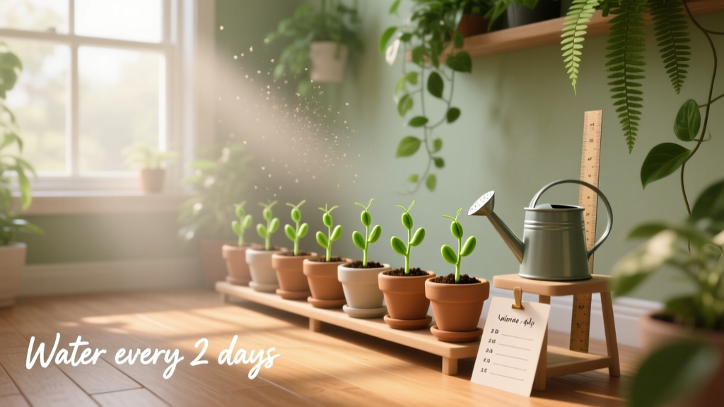 How to Plant Pea Seeds Indoors & Nail the Watering Schedule: The 7-Day Moisture Map That Prevents Drowning, Drying Out, and Stunted Sprouts (Even for First-Time Growers)