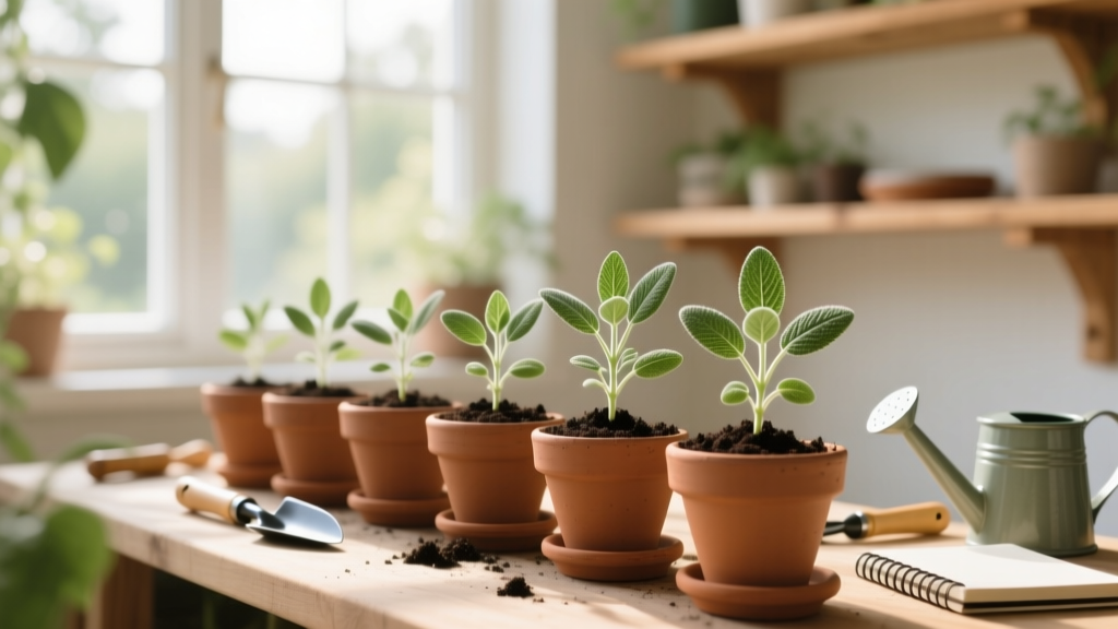 How to Plant Sage Seeds Indoors for Beginners: 7 Foolproof Steps That Actually Work (No More Moldy Soil or Ghost Seedlings!)