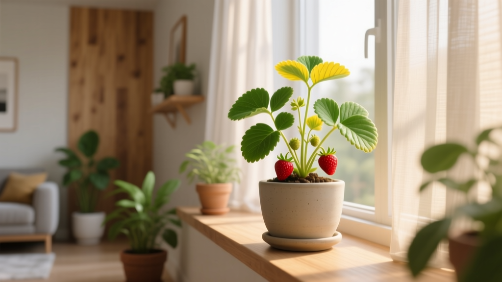 How to Plant Strawberries Indoors With Yellow Leaves: A Step-by-Step Rescue Guide That Fixes Nutrient Deficiencies, Light Gaps, and Root Stress Before Your Plants Decline Further