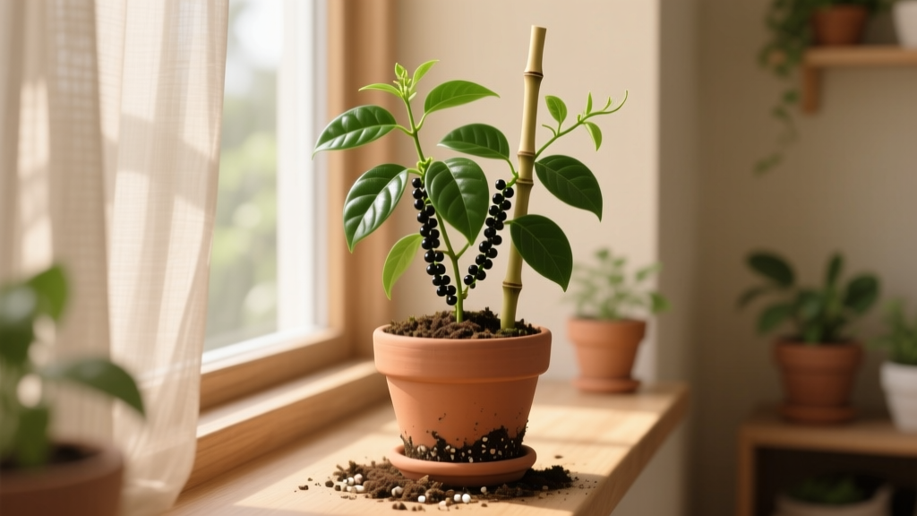The Exact Soil Mix for Propagating Black Pepper Plants: 3 Mistakes That Kill 87% of Cuttings (and How to Fix Them Before You Plant)