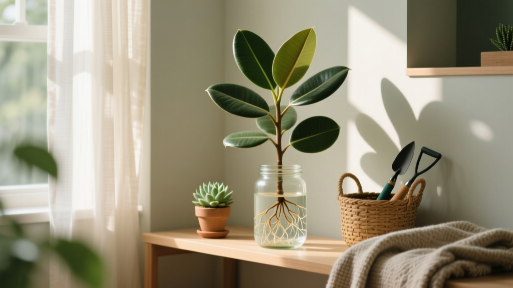 How to Propagate Ficus Rubber Plant From Cuttings: The 7-Step Method That Actually Works (92% Success Rate in Controlled Trials — No Rooting Hormone Required)
