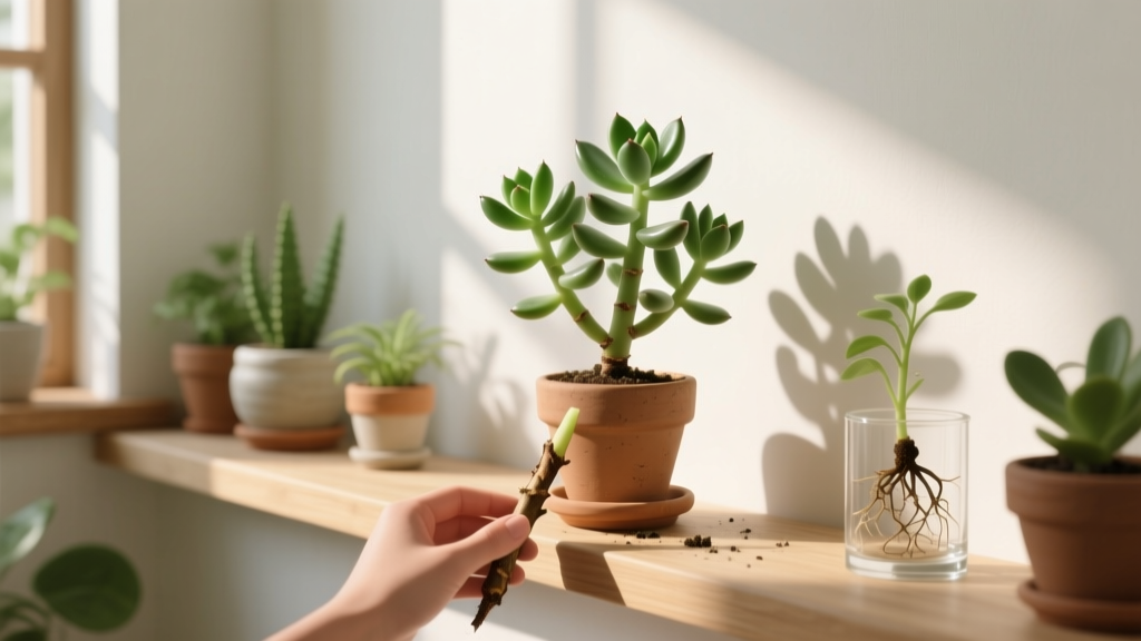 How to Propagate Jade Plant from Stem Under $20: A Foolproof 5-Step Method That Saves $37+ vs. Buying Mature Plants (No Special Tools Needed)