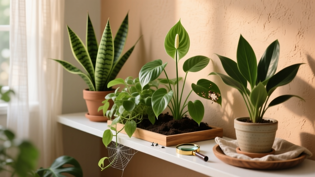 How to Rid Bugs from Indoor Plants in Low Light: 7 Gentle, Non-Toxic Steps That Actually Work (No More Guesswork or Damaged Foliage)