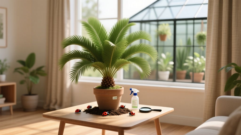 How to Take Care of Cycas Plant Indoor Pest Control: The 7-Step System That Stops Scale, Mealybugs & Spider Mites Before They Wreck Your Ancient Beauty (No Pesticides Needed)