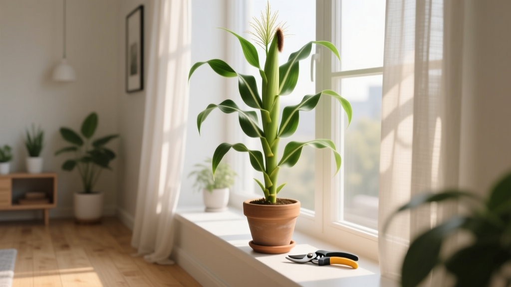 How to Trim Indoor Corn Plant Under $20: 5 Foolproof Steps That Prevent Legginess, Boost Fullness, and Save You $17.99 (No Scissors Required—Just What You Already Own)