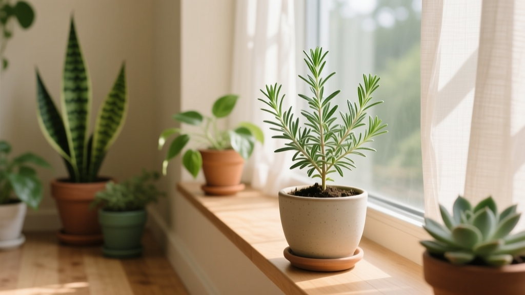 How to Water Rosemary Plant Indoors from Cuttings: The 5-Second Rule That Prevents Root Rot (Most Beginners Overwater by 300%)