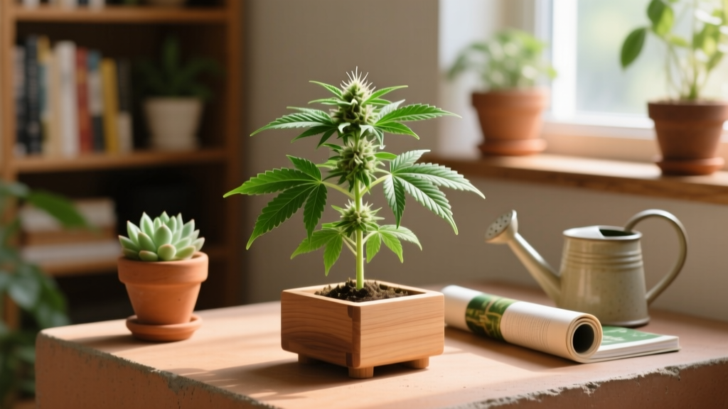 Indoor How to Grow a Small Marijuana Plant Indoors: The 7-Step Minimal Setup That Actually Works (No Grow Tent, No $500 Lights, Just Real Results in 12 Weeks)