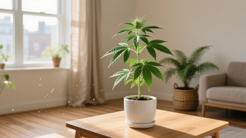 How to Grow One Weed Plant Indoors in a Small Space: The Minimalist’s Step-by-Step Guide That Actually Works (No Grow Tent, No $500 Lights, Just Real Results in 12 Weeks)