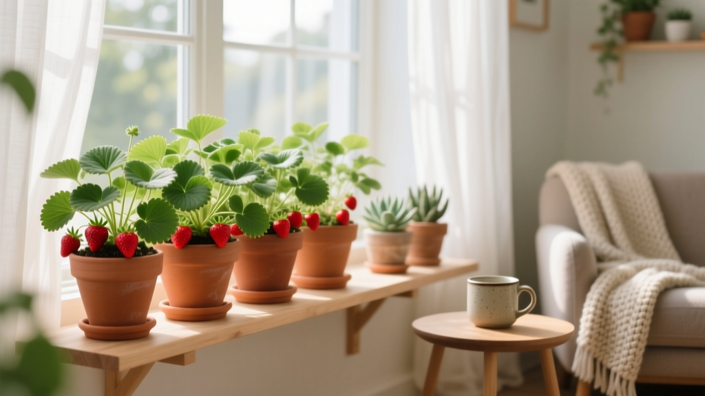 Indoor How to Plant Strawberry Indoor: The 7-Step System That Grows Sweet, Pest-Free Berries Year-Round — Even in Apartments with No Sunlight (No Greenhouse Needed)