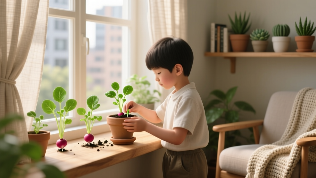 How to Plant Radish Seeds Indoors: A Step-by-Step Guide for Students — No Garden? No Problem. Grow Crisp, Ready-in-3-Weeks Radishes on Your Dorm Desk with Just 4 Supplies and Zero Green Thumb Required.