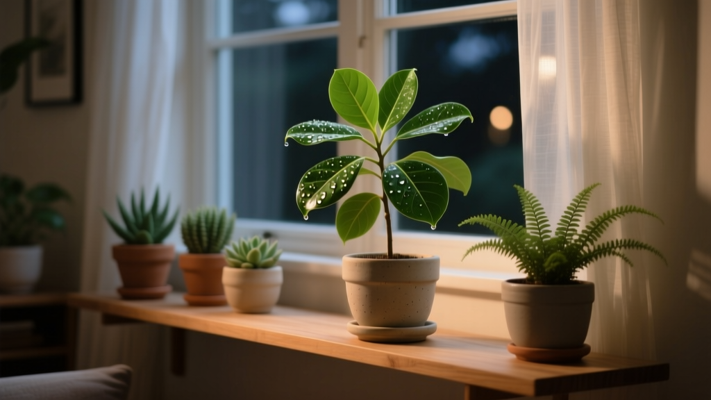 Is It OK to Water Indoor Plants at Night in Low Light? The Surprising Truth About Timing, Humidity, and Root Health—Backed by Horticultural Science (Not Myths)