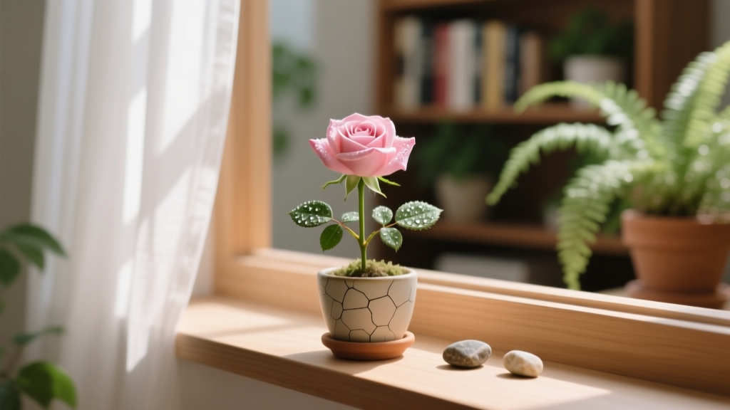 Stop Killing Your Miniature Roses Indoors — The Truth About Light, Water, and Pruning That 92% of Houseplant Lovers Get Wrong (A Step-by-Step Care Guide for Large Miniature Rose Houseplants)