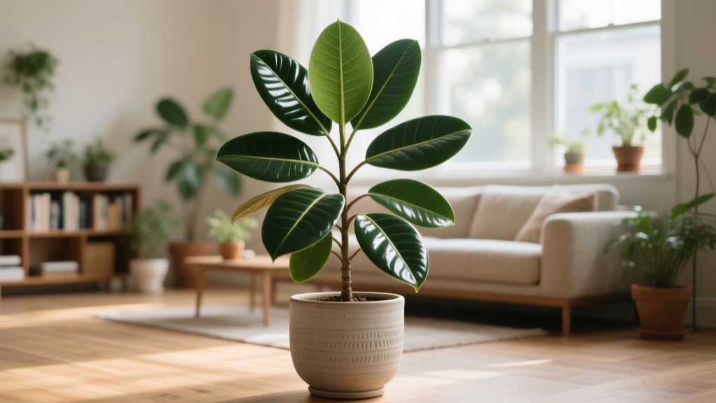 Large How to Care for a Rubber Plant Indoors: The 7-Step No-Stress Guide That Prevents Yellow Leaves, Leggy Growth & Sudden Leaf Drop—Even If You’ve Killed One Before
