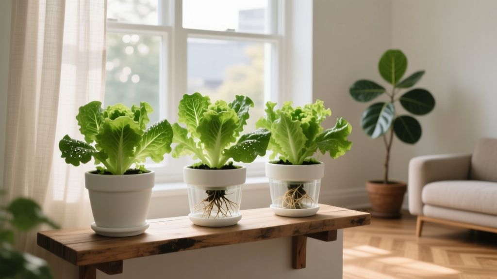 Stop Lettuce Wilting Before Harvest: The 7-Step Indoor Care System That Grows Crisp, Large Heads (Not Just Baby Greens) — Even in Apartments with Low Light and No Garden Space