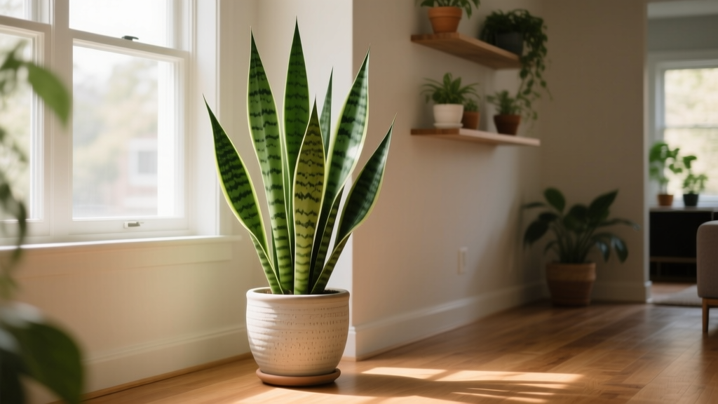 Large Snake Plant Indoors? Stop Overwatering & Yellow Leaves—Here’s the Exact Light, Water, and Potting Routine That Keeps Giant Sansevierias Thriving (No Guesswork, No Decline)
