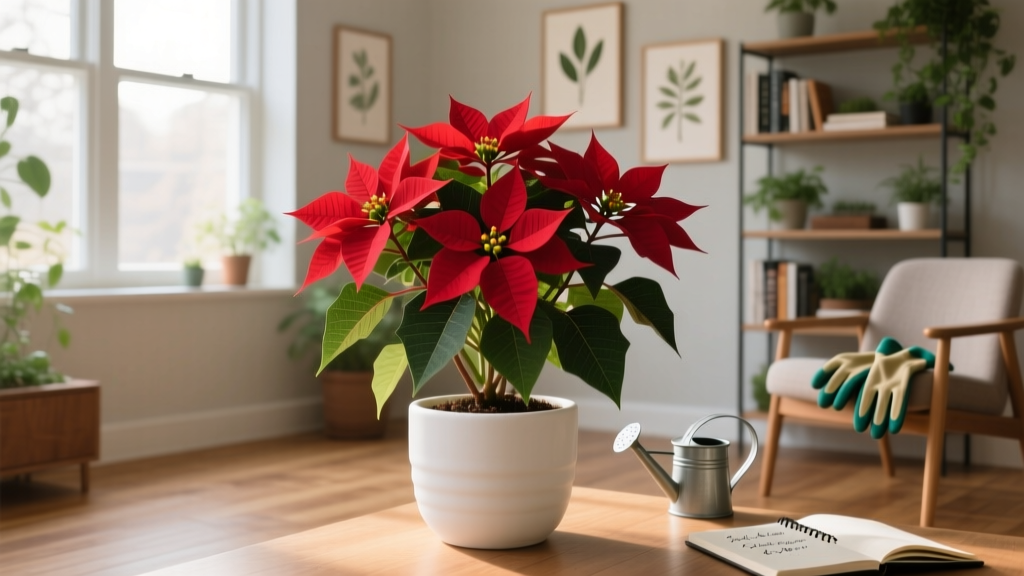 Large How to Grow a Poinsettia Plant Indoors: The 7-Step Science-Backed Method That Turns Struggling Holiday Plants Into Year-Round Showstoppers (No More Dropping Leaves or Fading Bracts!)