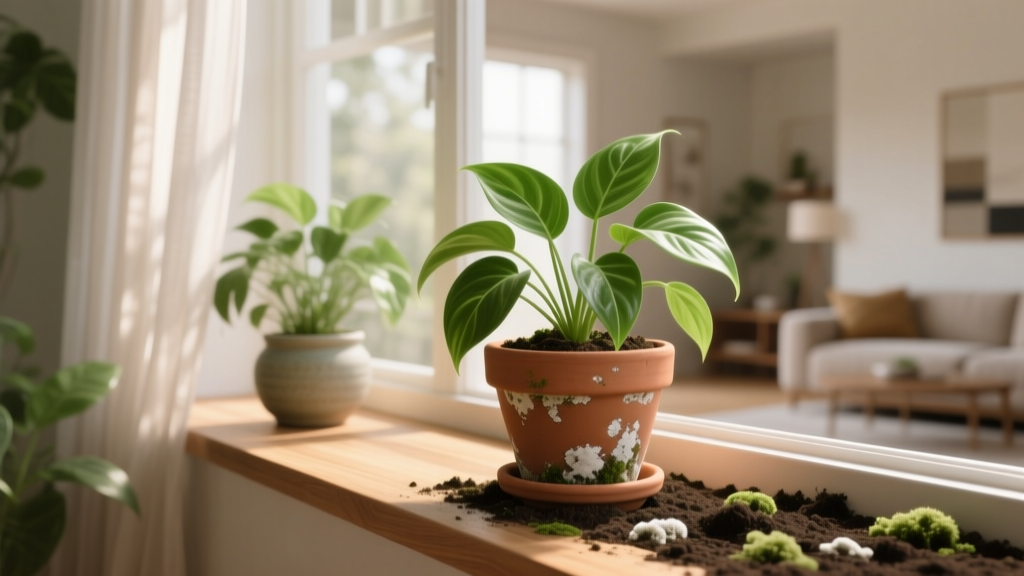 Large How to Kill Mold on Indoor Plant Soil: 5 Science-Backed, Pet-Safe Methods That Actually Work (No More White Fuzz or Musty Smells)