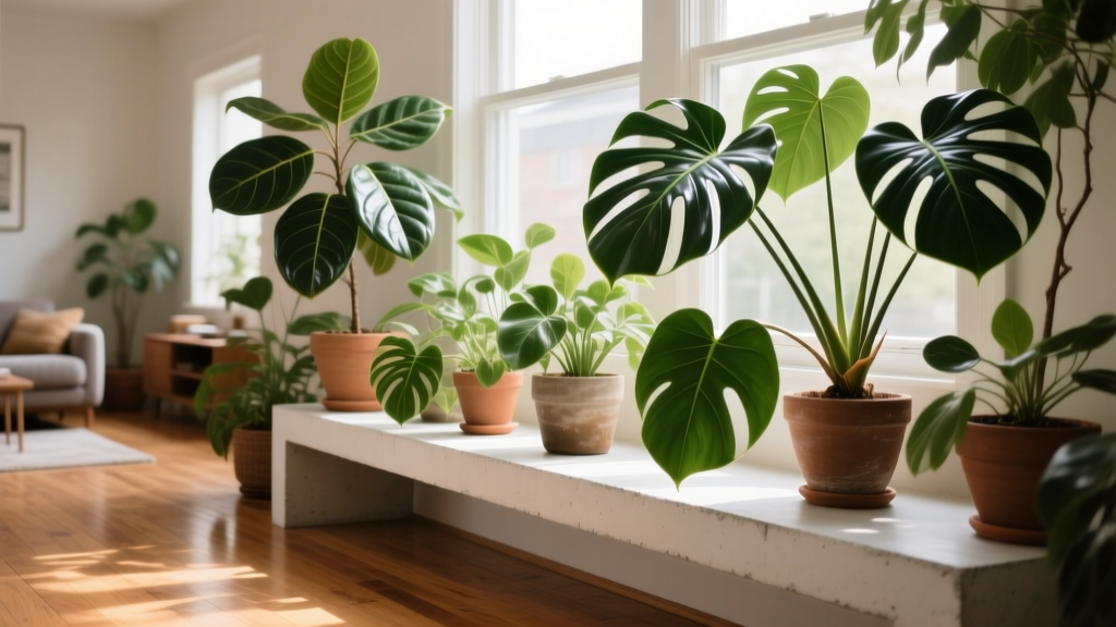 What Keeps Indoor Plant Leaves Shiny? 7 Science-Backed Habits (Not Just Leaf Shine Sprays!) That Actually Work for Large Foliage Plants Like Monstera, Philodendron & Fiddle Leaf Fig