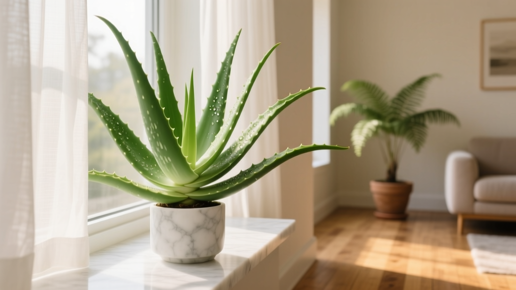Low Maintenance How to Care for an Indoor Aloe Plant: The 5-Minute-Per-Month Routine That Prevents Yellow Leaves, Root Rot, and Sad Stunted Growth (Even If You’ve Killed 3 Succulents)