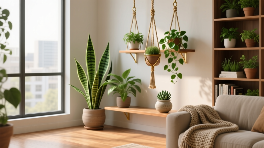 Low Maintenance How to Hang Plants Indoors Apartment: 7 Foolproof Hacks That Take Under 10 Minutes (No Drilling, No Green Thumb Required)