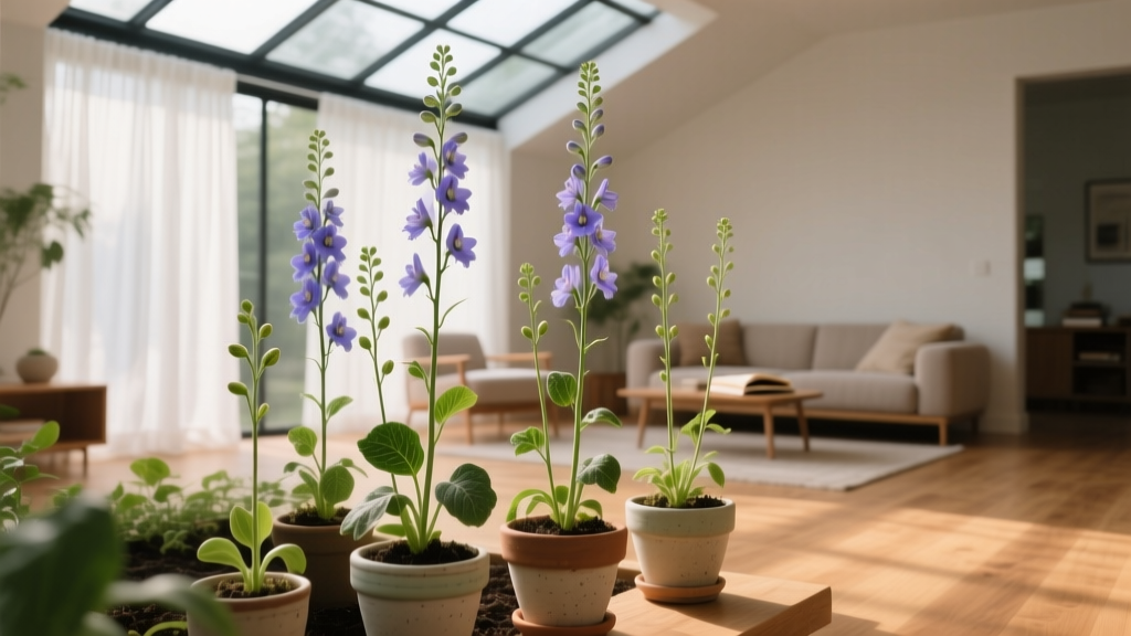 Why Your Indoor Delphiniums Won’t Bloom (and Exactly How to Fix It): A Step-by-Step Guide to Planting & Forcing Flowering Indoors—Even in Low-Light Apartments