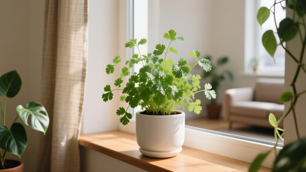 Why Your Indoor Cilantro Keeps Bolting—7 Science-Backed Fixes to Keep It Leafy, Flavorful & Non-Flowering All Year (No Garden Required)