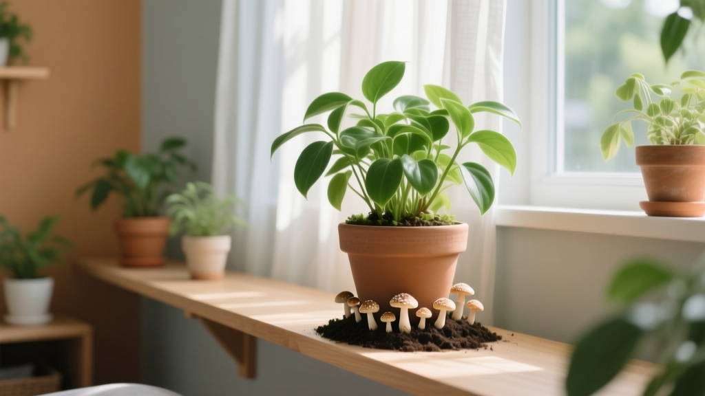Why Did Mushrooms Grow in My Indoor Plant? 7 Science-Backed Reasons (Plus How to Stop Them Without Killing Your Soil’s Good Microbes)