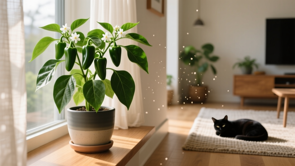 Can jalapeño plants grow indoors and stay pet friendly? Yes—but only if you avoid toxic fertilizers, skip capsaicin-laced sprays, and choose non-toxic pest control—here’s your vet-approved, step-by-step indoor jalapeño care plan for homes with dogs and cats.
