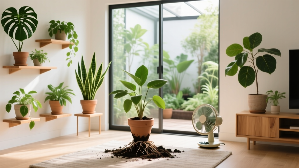 Should Indoor Plants Have a Fan Cycle? The Repotting Guide That Solves Root Rot, Stunted Growth & Mold—Backed by Horticultural Science (Not Myths)