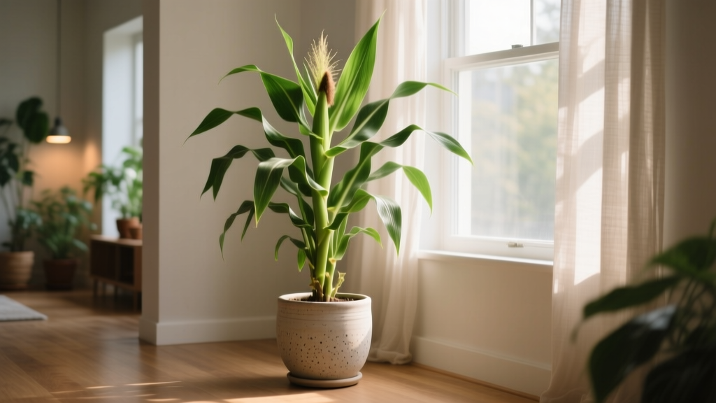 The Summer Watering Myth for Indoor Corn Plants: Why 'Slow-Growing' Doesn’t Mean 'Water-Once-a-Month' — A Botanist-Backed, Soil-Moisture-Driven Schedule That Prevents Root Rot & Yellowing Leaves