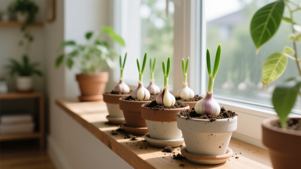 Stop Wasting Garlic Cloves: The Exact 7-Step Indoor Planting Method That Beats Slow Growth (No Windowsill Required — Just 3 Supplies & 12 Days to First Greens)
