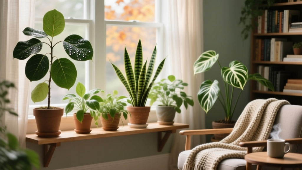 Stop Losing Your Slow-Growing Indoor Plants This Winter: 7 Science-Backed Care Adjustments You’re Probably Skipping (Especially Humidity, Light & Water Timing)