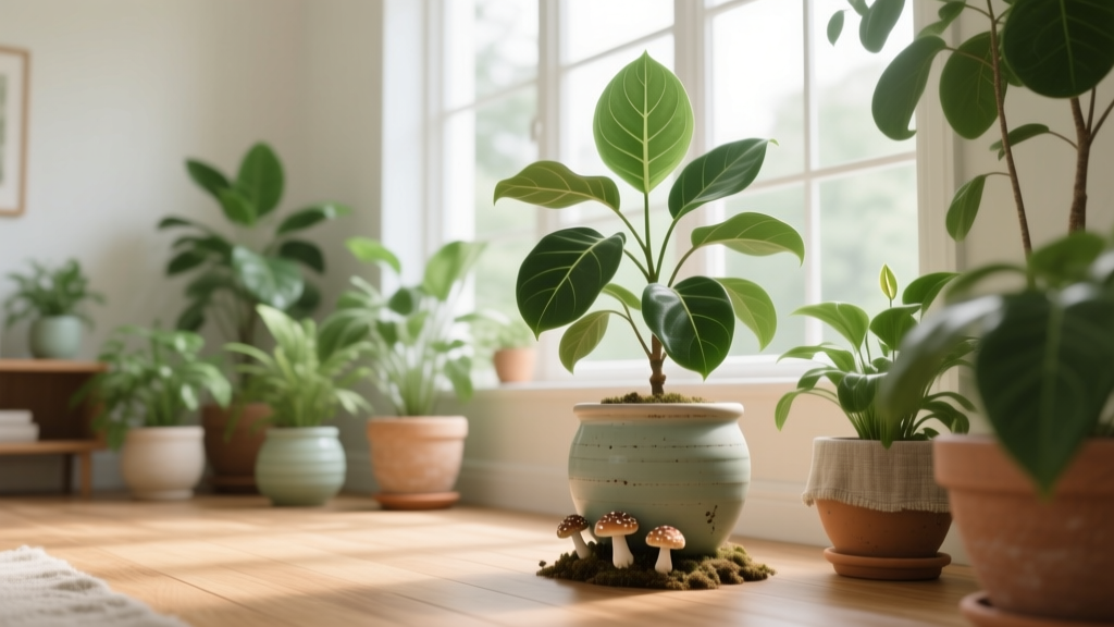 Why Is My Indoor Plant Growing Mushrooms? 7 Science-Backed Reasons Your Slow-Growing Houseplant Is Hosting Fungi — And Exactly What to Do Before Root Rot Sets In