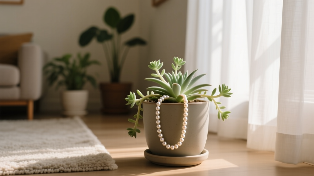 How Small Can a String of Pearls Plant Be in Low Light? The Truth About Stunted Growth, Leggy Collapse, and How to Keep It Compact (Without Killing It)