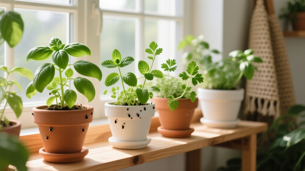 Small How to Get Rid of Bugs on Indoor Herb Plants: 7 Gentle, Pet-Safe, Non-Toxic Fixes That Actually Work (No Pesticides, No Dead Herbs, No Guesswork)